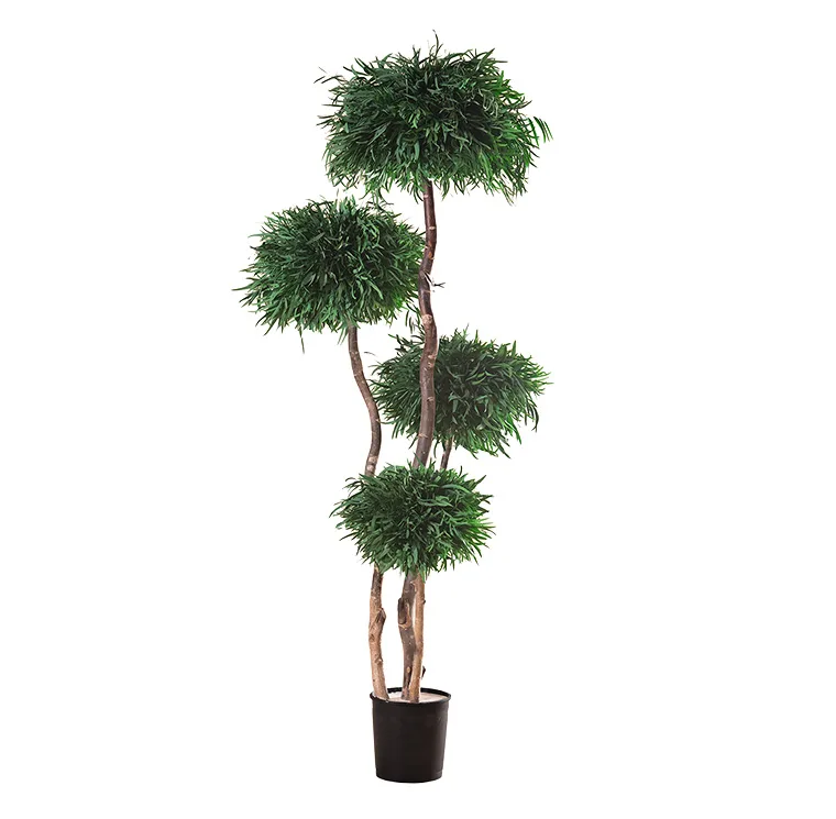 Topiaire 4 sphères stabilisée, plante naturelle stabilisée sans entretien